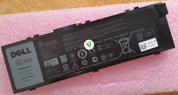 Pin Battery Laptop Dell Precision 7510 7710 (72Wh, 91Wh) ZIN