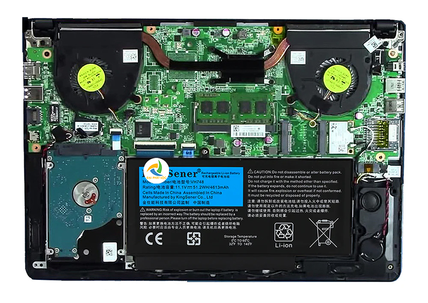 Pin Laptop Inspiron 5439 Vostro 5460 5470 5480 5560 VH748 Chính hãng