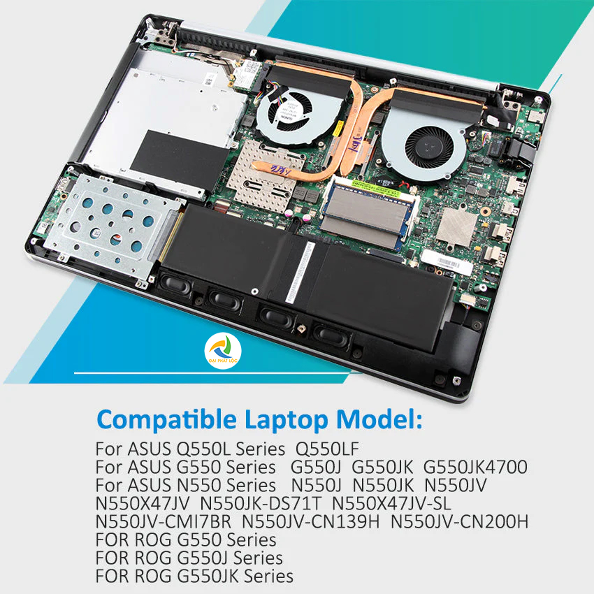 Pin Laptop ASUS G550J G550JK N550 N550JA N550JK C41-N550 Chính hãng