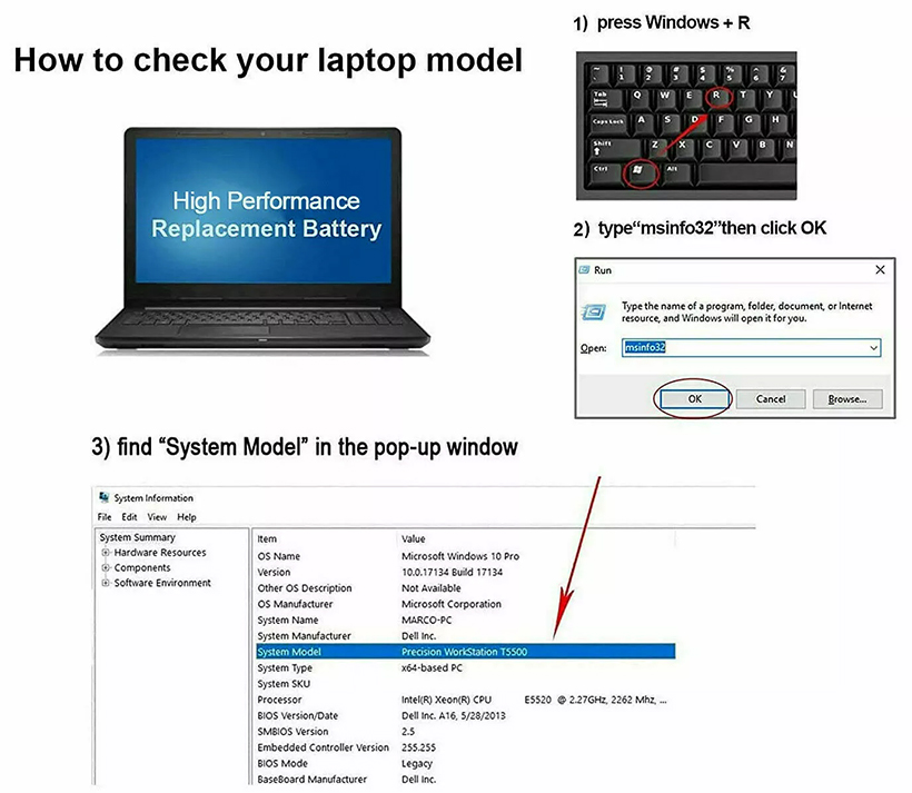 Pin Laptop Dell Latitude 13 7389 7390 5289 2 in 1 71TG4 Chính hãng