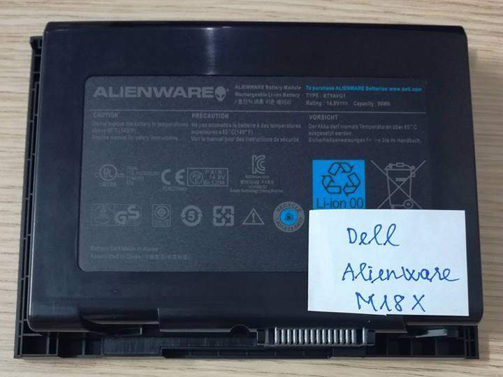 Pin Battery Laptop Dell Alienware M18X ZIN