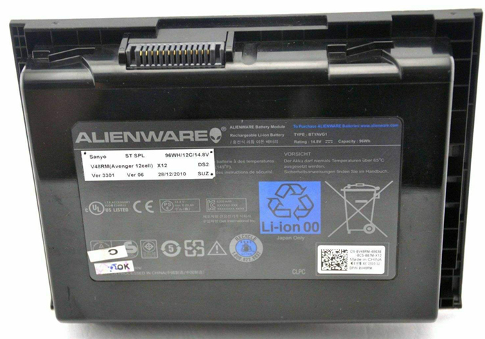 Pin Battery Laptop Dell Alienware M18X ZIN