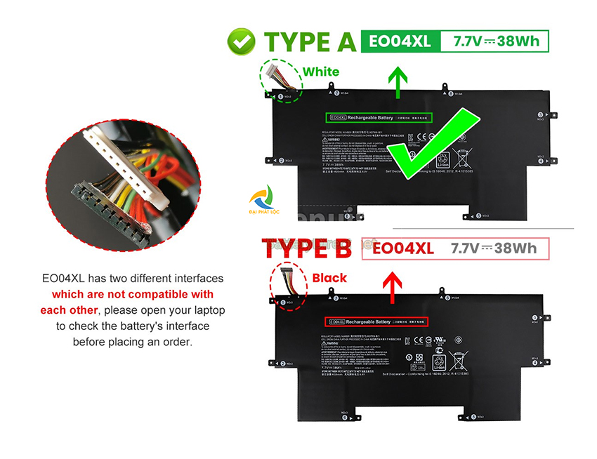 Pin Battery Laptop HP EliteBook Folio G1 EO04XL Chính hãng
