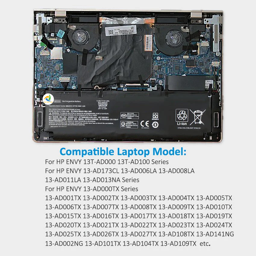 Pin Battery Laptop HP Envy 13-AD002NG 13-AD101TX AD03XL Chính hãng