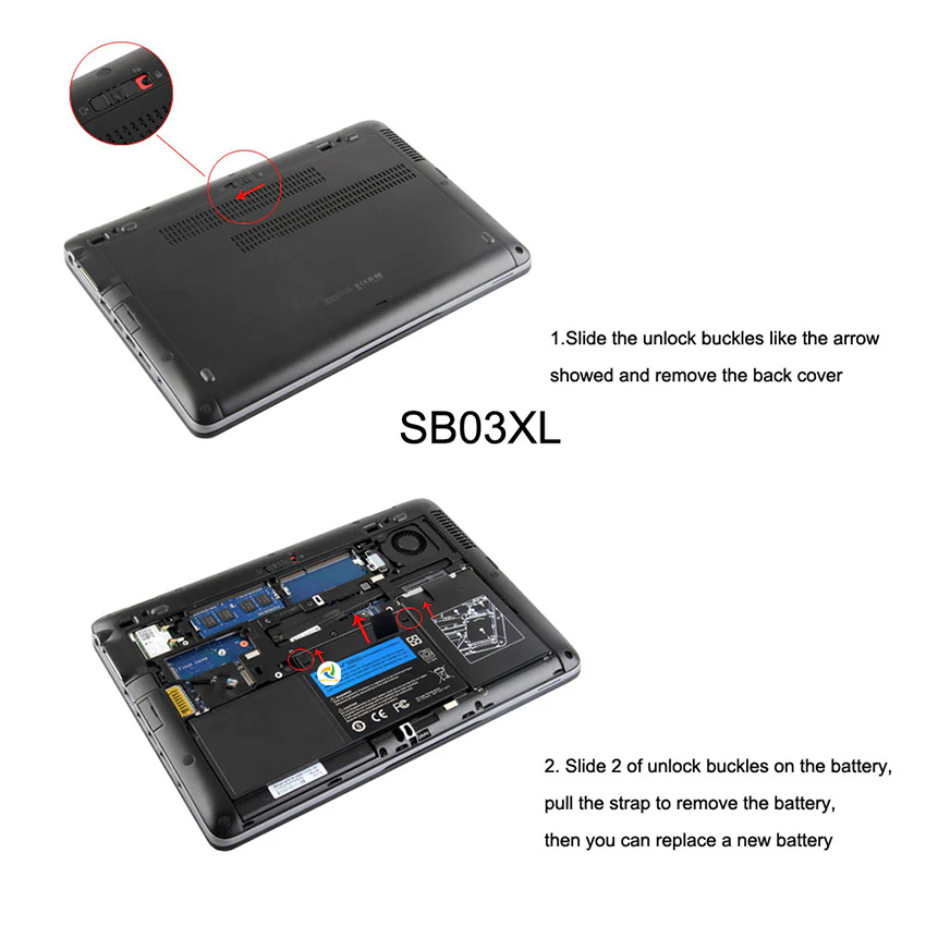 Pin Laptop HP 720 G1 720 G2 725 G1 820 G1 820 G2 SB03XL Chính hãng