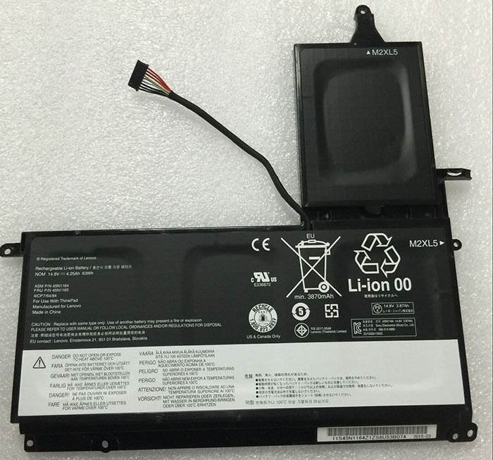 Pin Battery Laptop Lenovo S530 S531 (45N1166, 45N1167) 63Wh XỊN