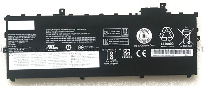 Pin Battery Laptop Lenovo X1 Gen 5, Gen 6 (01AV429, 01AV430) 57Wh XỊN