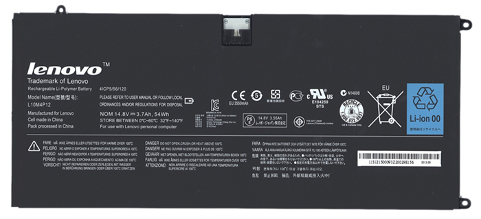 Pin Battery Laptop Lenovo Yoga 13 U300 U300S (L10M4P12) 54Wh ZIN