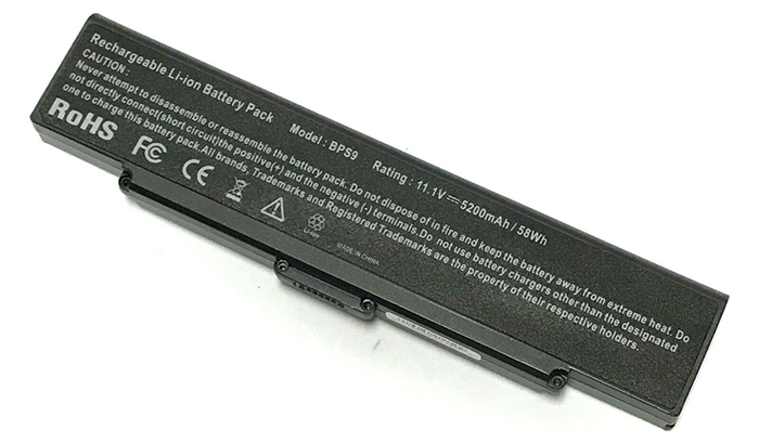 Pin Battery Laptop Sony BPS9 BPS10 (Vgn-AR, Vgn-CR, Vgn-NR) 6Cell