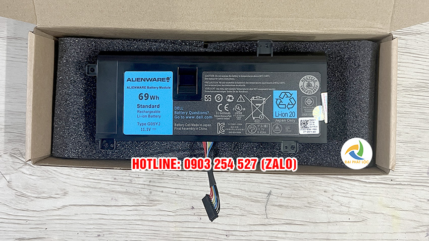 Pin Laptop Dell Alienware 14 A14 M14X R4 R3 ALW14D 14D-1528 Chính hãng
