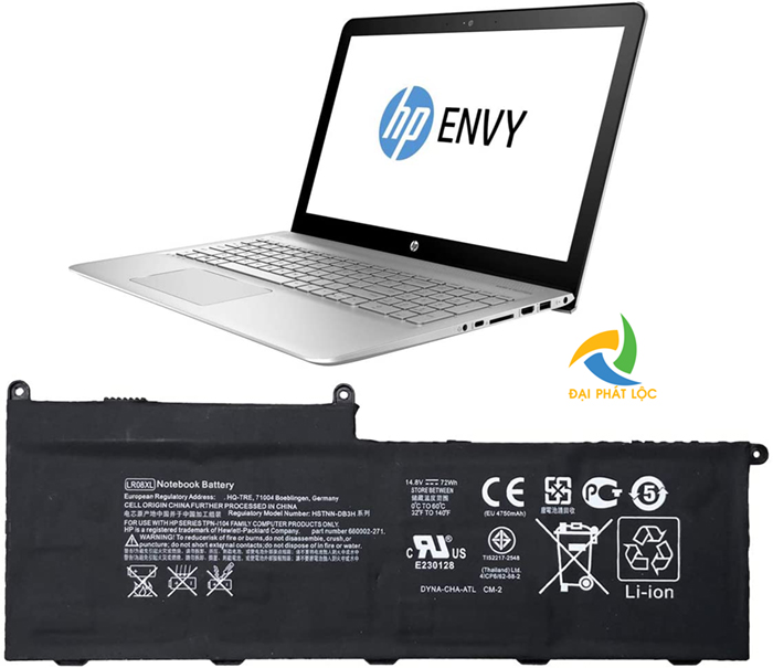 Pin Battery Laptop HP Envy 15-3000 15-3100 15-3300 (LR08XL) 72Wh XỊN Pin Battery Laptop HP Envy 15-3000 15-3100 15-3300 (LR08XL) 72Wh XỊN