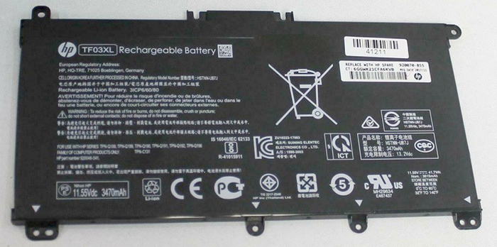 Pin Battery Laptop HP Pavilion 14BP 14BK 15CC (TF03XL) ZIN Pin Battery Laptop HP Pavilion 14BP 14BK 15CC (TF03XL) ZIN