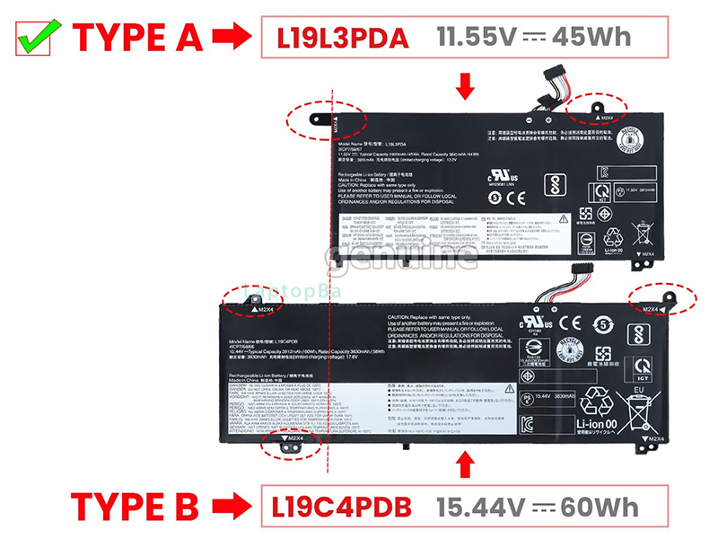 Pin Laptop Lenovo Thinkbook 14 G2 15 G2 LTL 14 G3 15 G3 ACL Chính hãng