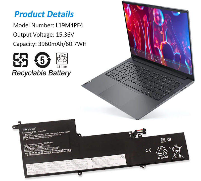 Pin Laptop Lenovo Yoga 7-14IIL05 7-14ARE05 7-14ITL05 7-14AR Chính hãng