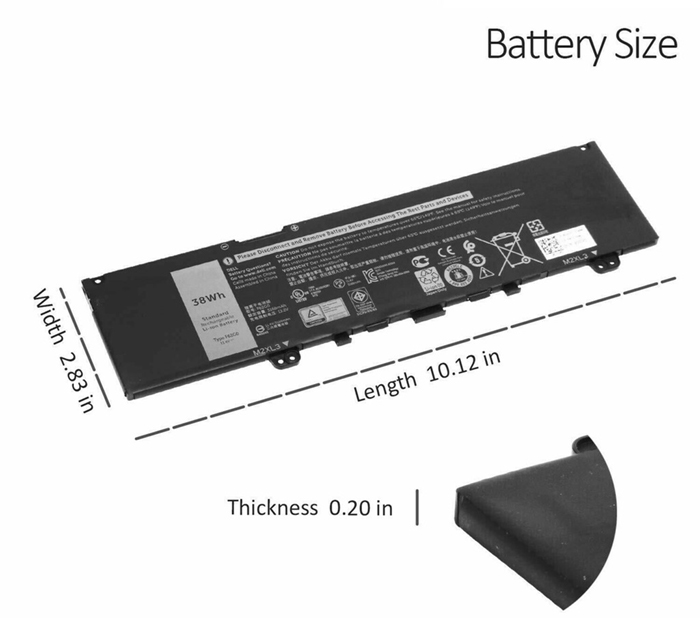 Pin Battery Laptop Dell Vostro 5370, Inspiron 5370 7370 7373 ZIN