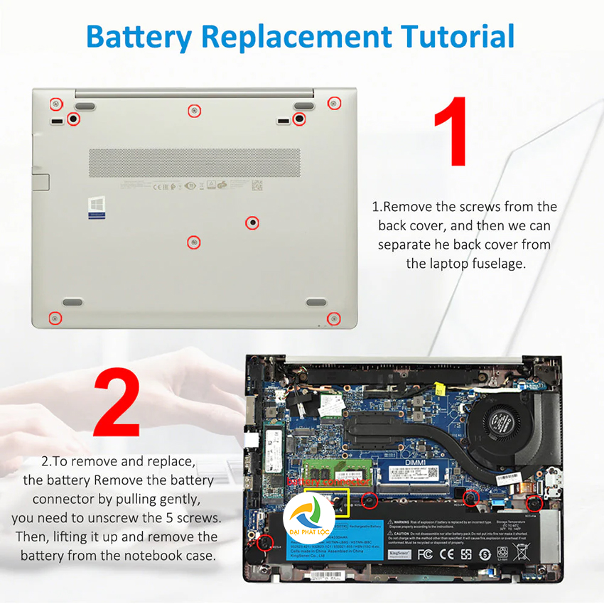 Pin Laptop HP EliteBook 730 735 740 745 830 840 G5 SS03XL Chính hãng
