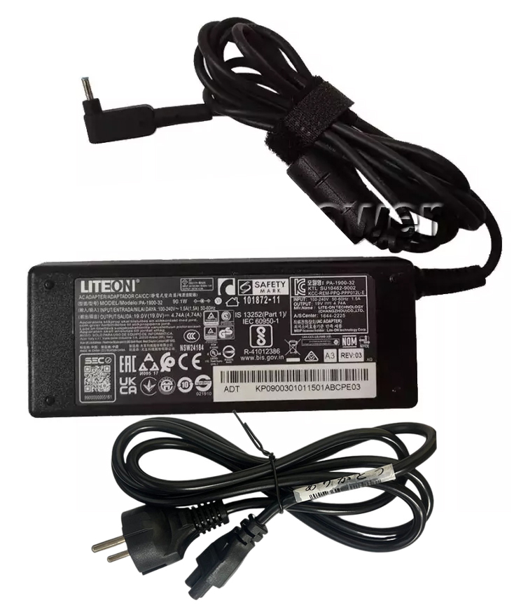 Sạc Adapter Laptop Acer 19V 4.74A 90W Đầu 3.0 x 1.0mm Chính hãng