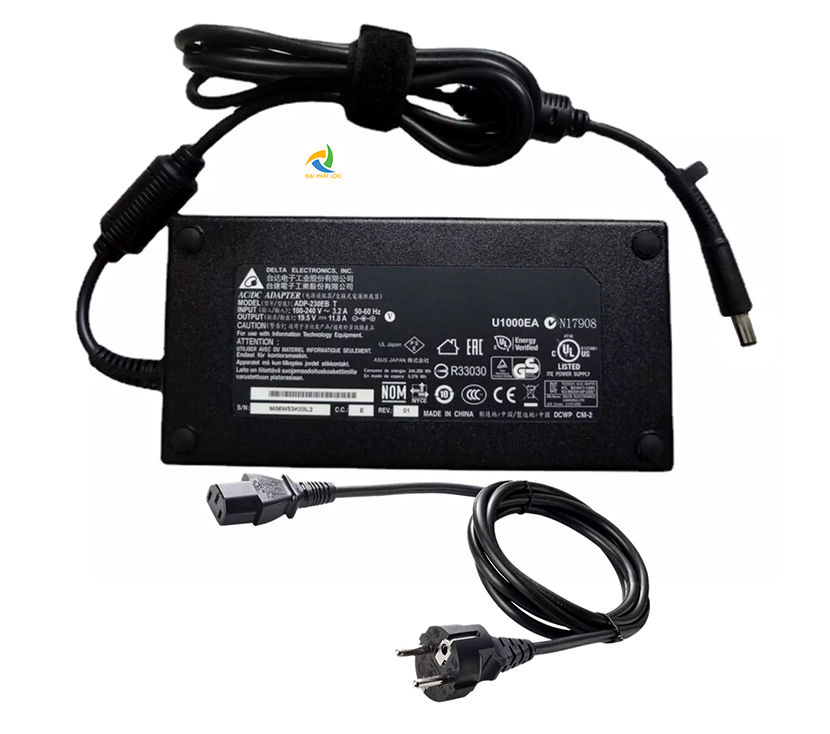 Sạc Adapter Laptop Acer 230W 19.5V 11.8A Đầu 7.4 x 5.0 mm Chính hãng