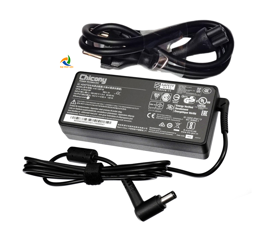 Sạc Adapter Laptop MSI 19.5V 6.92A 135W Đầu Kim 7.4 x 5.0mm Chính hãng Sạc Adapter Laptop MSI 19.5V 6.92A 135W Đầu Kim 7.4 x 5.0mm Chính hãng