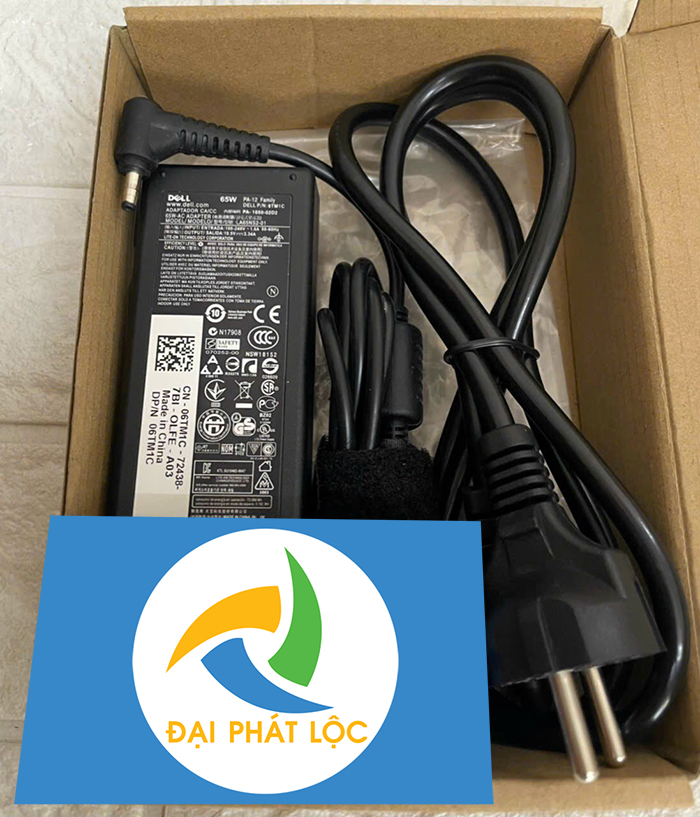 Sạc Adapter Laptop Dell 19.5V 3.34A 65W Chân Khấc Chính hãng