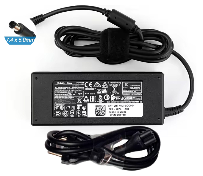 Sạc Adapter Laptop Dell 19.5V 4.62A 90W Đầu 7.4 x 5.0 mm Chính Hãng