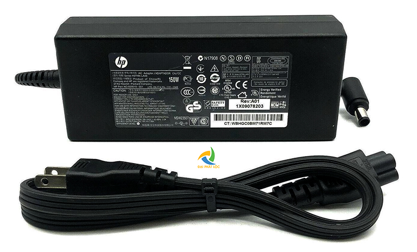 Sạc Adapter Laptop HP 150W 19V 7.89A Kim Lớn 7.4 x 5.0mm Chính Hãng