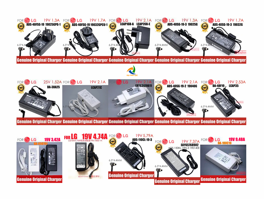 Nguồn Adapter LCD Màn Hình LG 12V 3A Đầu 6.5 x 4.4mm Nguồn Adapter LCD Màn Hình LG 12V 3A Đầu 6.5 x 4.4mm