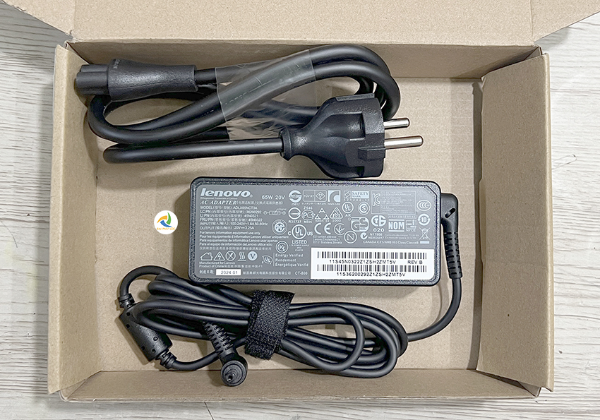 Sạc Adapter Laptop Lenovo 20V 3.25A 65W Đầu 4.0 x 1.7mm Chính hãng