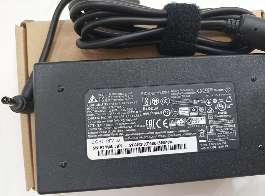 Sạc Adapter Laptop MSI 20V 6A Chính hãng