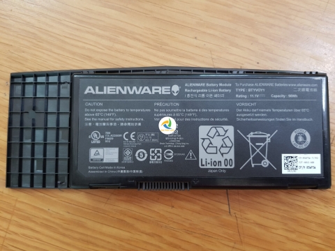 Pin Battery Laptop Dell Alienware M17X-R3, M17X-R3 (BTYVOY1) 90Wh ZIN